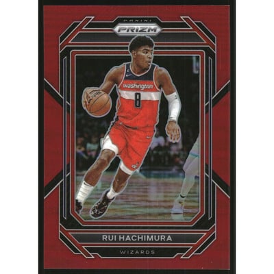 2022-23 Panini Prizm Prizms Red #190 Rui Hachimura