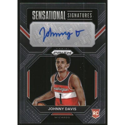 2022-23 Panini Prizm Sensational Signatures #73 Johnny Davis
