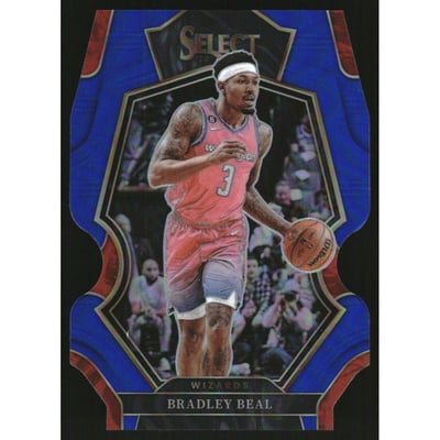 2022-23 Select Prizms Blue Die Cut #162 Bradley Beal