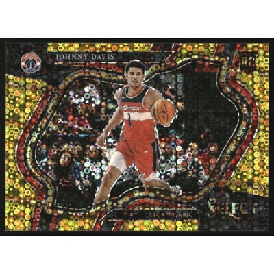 2022-23 Select Prizms Gold Disco #300 Johnny Davis RC Rookie /10