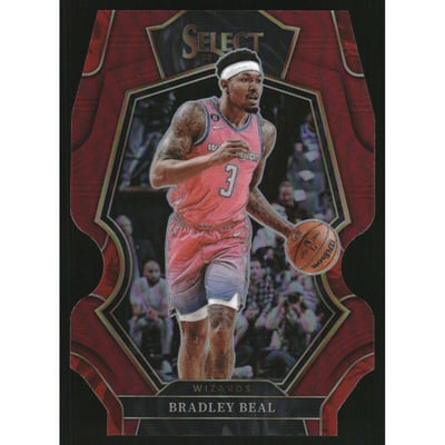 2022-23 Select Prizms Maroon Die Cut #162 Bradley Beal