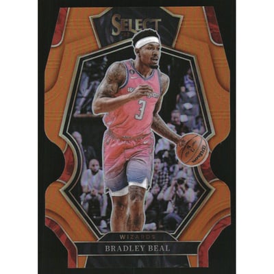 2022-23 Select Prizms Orange Die Cut #162 Bradley Beal