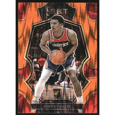 2022-23 Select Prizms Orange Flash #191 Johnny Davis