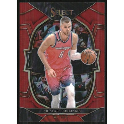 2022-23 Select Prizms Red #4 Kristaps Porzingis