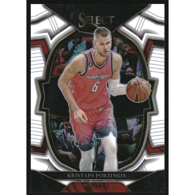 2022-23 Select Prizms White #4 Kristaps Porzingis