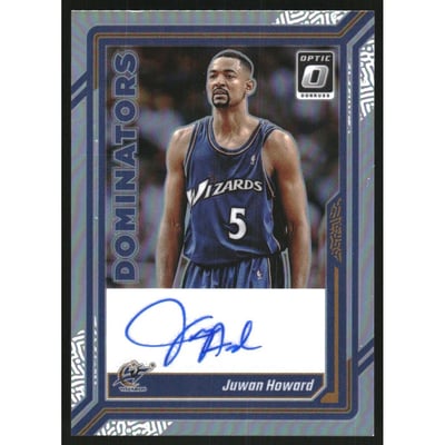 2023-24 Donruss Optic Dominators Signatures #25 Juwan Howard/99