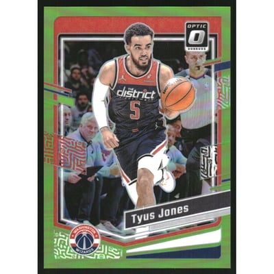 2023-24 Donruss Optic Lime Green #182 Tyus Jones