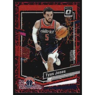 2023-24 Donruss Optic Pink Velocity #182 Tyus Jones
