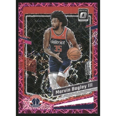 2023-24 Donruss Optic Pink Velocity #84 Marvin Bagley III