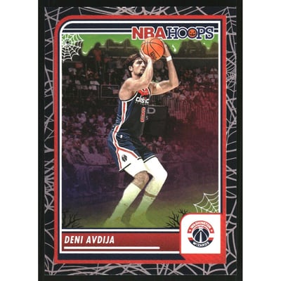 2023-24 Hoops Haunted Hoops Holo Webs #226 Deni Avdija