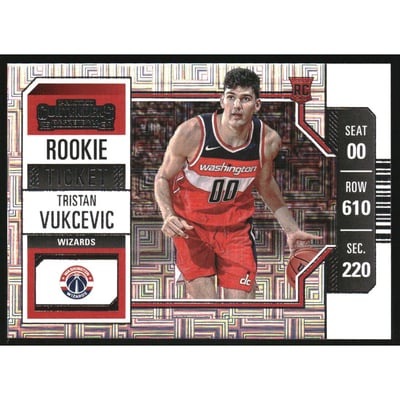 2023-24 Panini Contenders Variations #116 Tristan Vukcevic