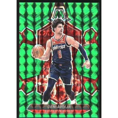 2023-24 Panini Mosaic Mosaic Choice Fusion Green #60 Deni Avdija