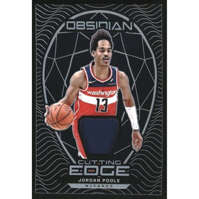 2023-24 Panini Obsidian Cutting Edge Memorabilia #11 Jordan Poole