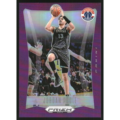 2023-24 Panini Prizm Deca Prizms Purple #141 Jordan Poole