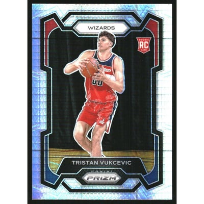 2023-24 Panini Prizm Prizms Hyper #126 Tristan Vukcevic