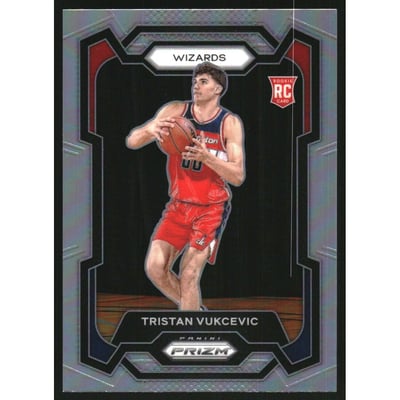 2023-24 Panini Prizm Prizms Silver #126 Tristan Vukcevic