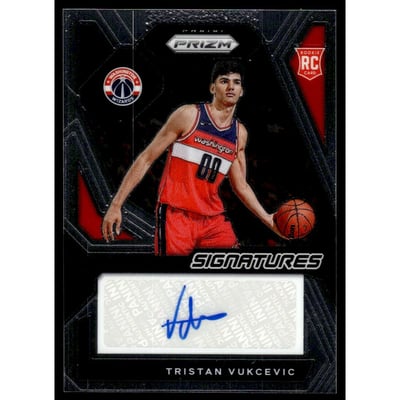 2023-24 Panini Prizm Rookie Signatures #6 Tristan Vukcevic