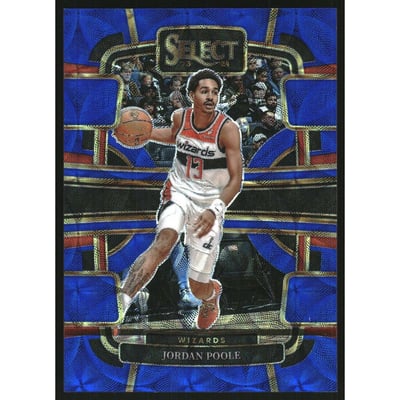 2023-24 Select Prizms Blue Scope #18 Jordan Poole