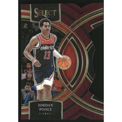 2023-24 Select Prizms Maroon Die-Cut #183 Jordan Poole