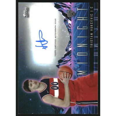 2023-24 Topps Midnight Rookie Horizon Signatures #RHSTV Tristan Vukcevic