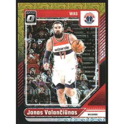 2024-25 Donruss Optic Choice Black Gold #21 Jonas Valanciunas