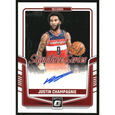 2024-25 Donruss Optic Signature Series #10 Justin Champagnie