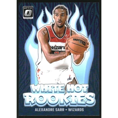 2024-25 Donruss Optic White Hot Rookies Purple #14 Alexandre Sarr