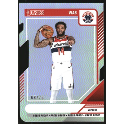 2024-25 Donruss Press Proof Silver Die-Cut #13 Saddiq Bey