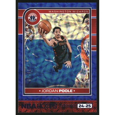 2024-25 Hoops Blue Scope #190 Jordan Poole