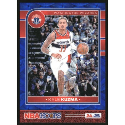 2024-25 Hoops Premium Prizms Blue Scope #17 Kyle Kuzma