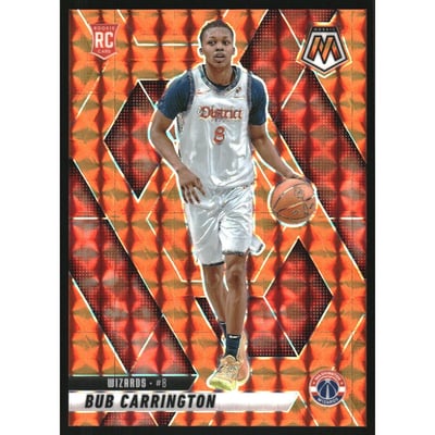 2024-25 Panini Mosaic Mosaic Orange #206 Bub Carrington