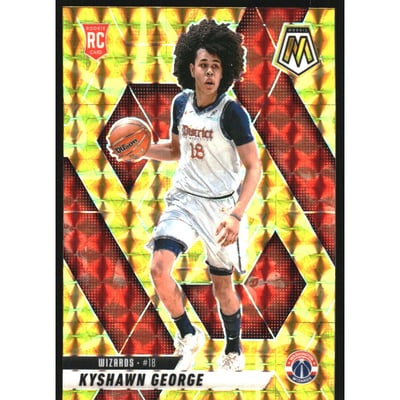 2024-25 Panini Mosaic Mosaic Reactive Yellow #248 Zach Edey