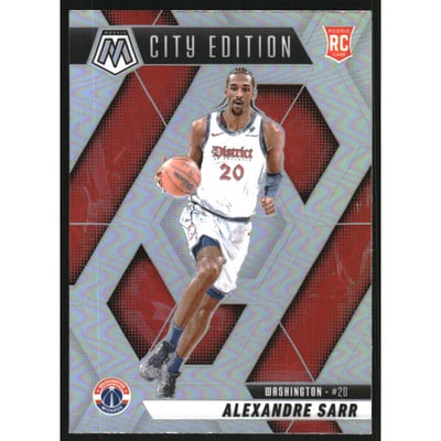 2024-25 Panini Mosaic Silver #278 Alexandre Sarr/City Edition