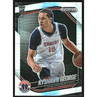 2024-25 Panini Prizm Black Prizms Hyper #217 Kyshawn George