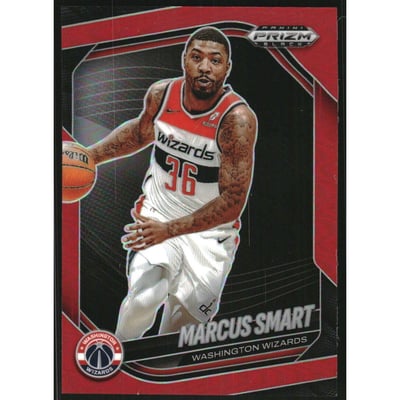 2024-25 Panini Prizm Black Prizms Red #27 Marcus Smart