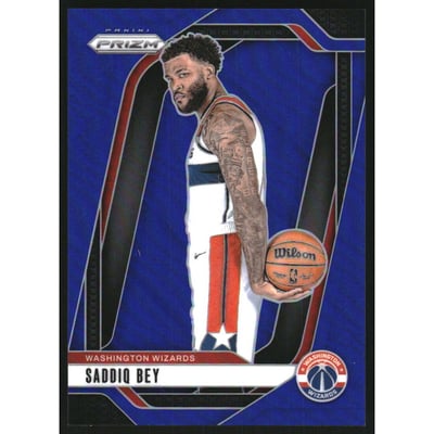 2024-25 Panini Prizm Prizms Blue #44 Saddiq Bey