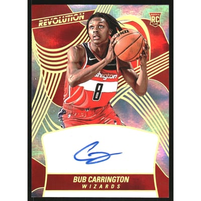 2024-25 Panini Revolution Rookie Autographs Infinite #1 Bub Carrington