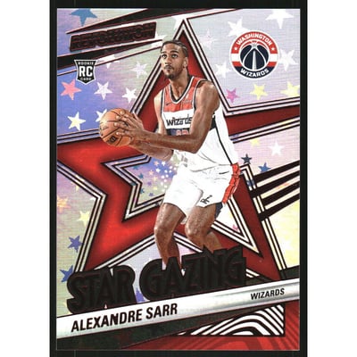 2024-25 Panini Revolution Star Gazing Red Astro #19 Alexandre Sarr