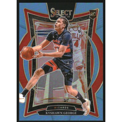2024-25 Select Light Blue Prizms #85 Kyshawn George