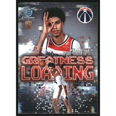 2025-26 Bowman Chrome Greatness Loading Refractors #GL21 Will Riley