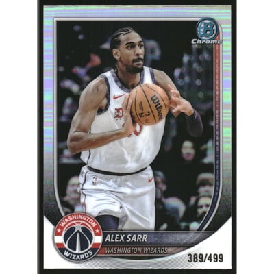 2025-26 Bowman Chrome Refractors #BCV99 Alex Sarr