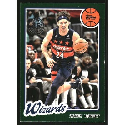 2025-26 Topps '80-81 Topps Green Holo Foil #80BK13 Corey Kispert