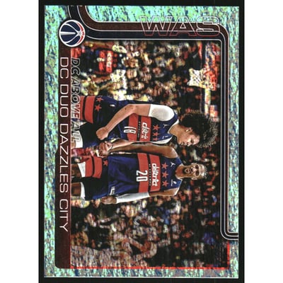 2025-26 Topps Aqua Holo Foil #285 DC Above All/Kyshawn George/Alex Sarr