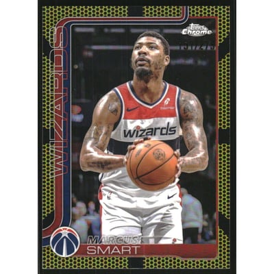 2025-26 Topps Chrome Yellow Basketball Refractors #224 Marcus Smart
