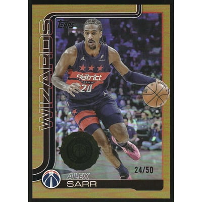 2025-26 Topps Gold Rainbow #96 Alex Sarr