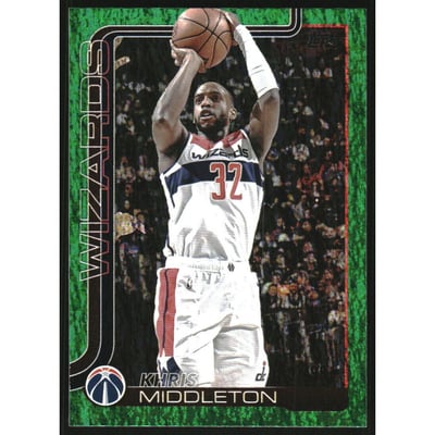 2025-26 Topps Green Holo Foil #100 Khris Middleton