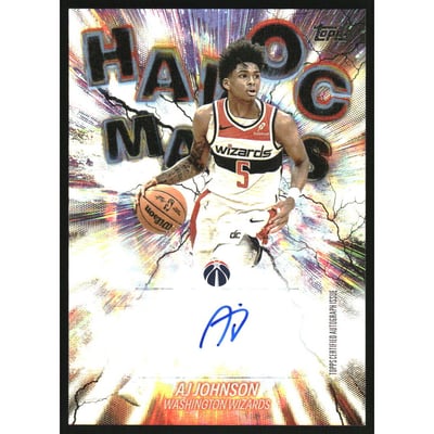 2025-26 Topps Havoc Marks Rainbow Foilboard #HMAJ AJ Johnson