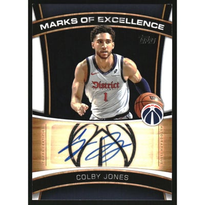 2025-26 Topps Marks of Excellence #MECJ Colby Jones