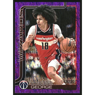 2025-26 Topps Purple Holo Foil #98 Kyshawn George