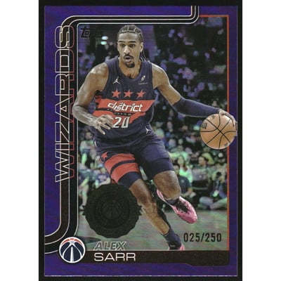 2025-26 Topps Purple Rainbow #96 Alex Sarr
